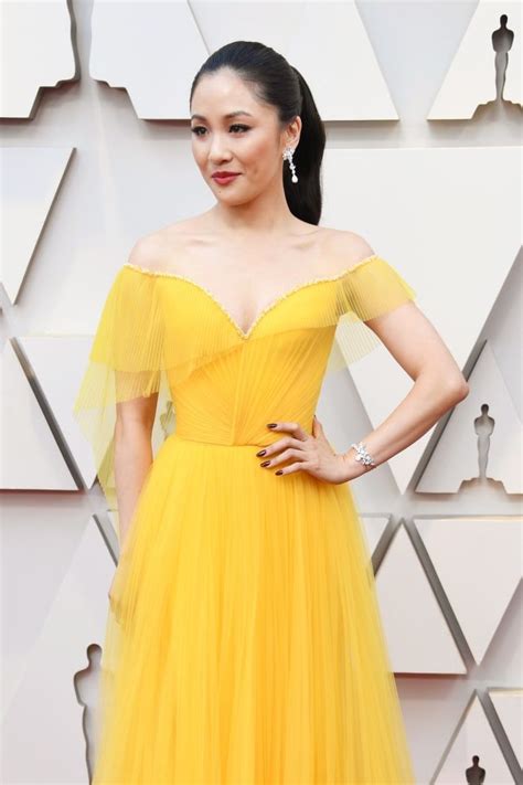 constance wu versace dress|Crazy Rich Asians Cast at the 2019 Oscars .